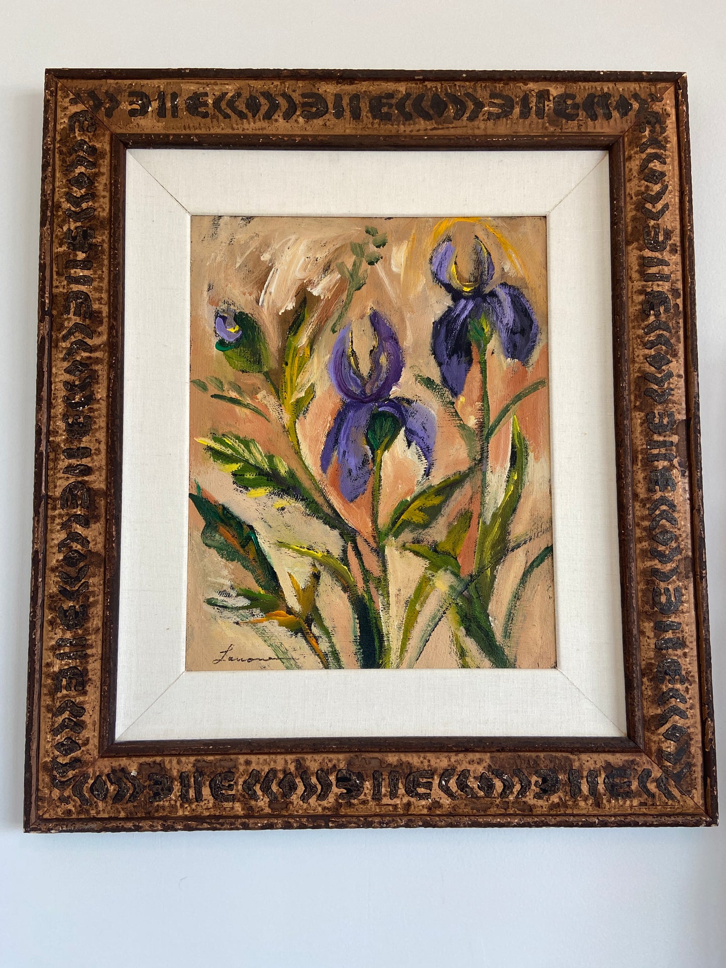 Irises Oil Painting (23709)