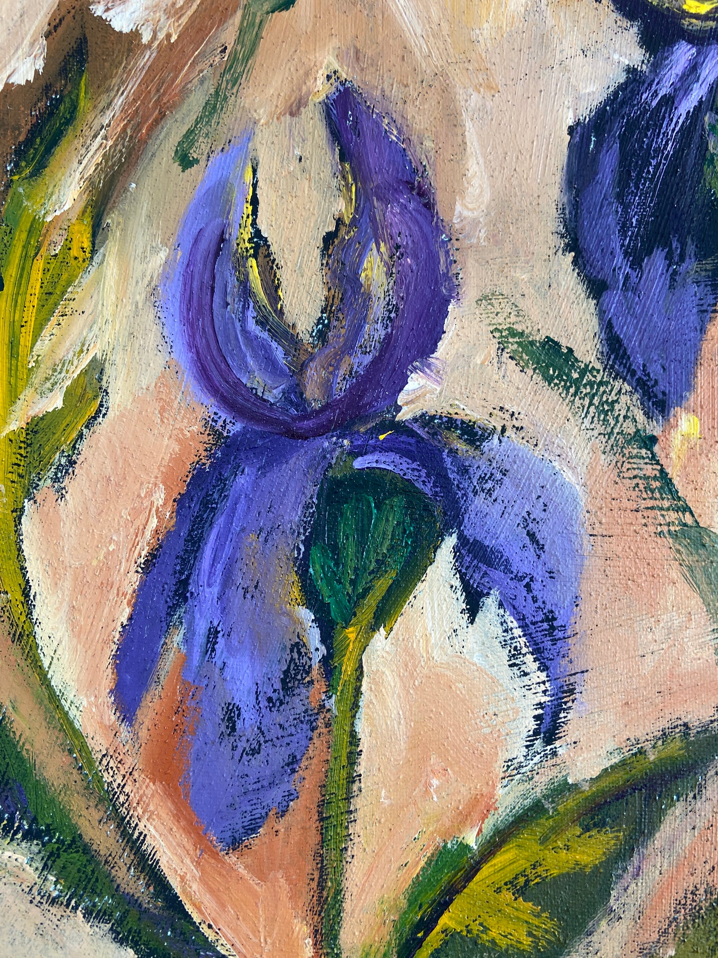 Irises Oil Painting (23709)