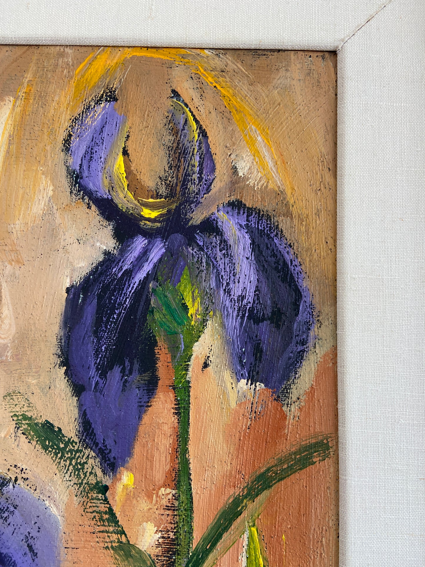 Irises Oil Painting