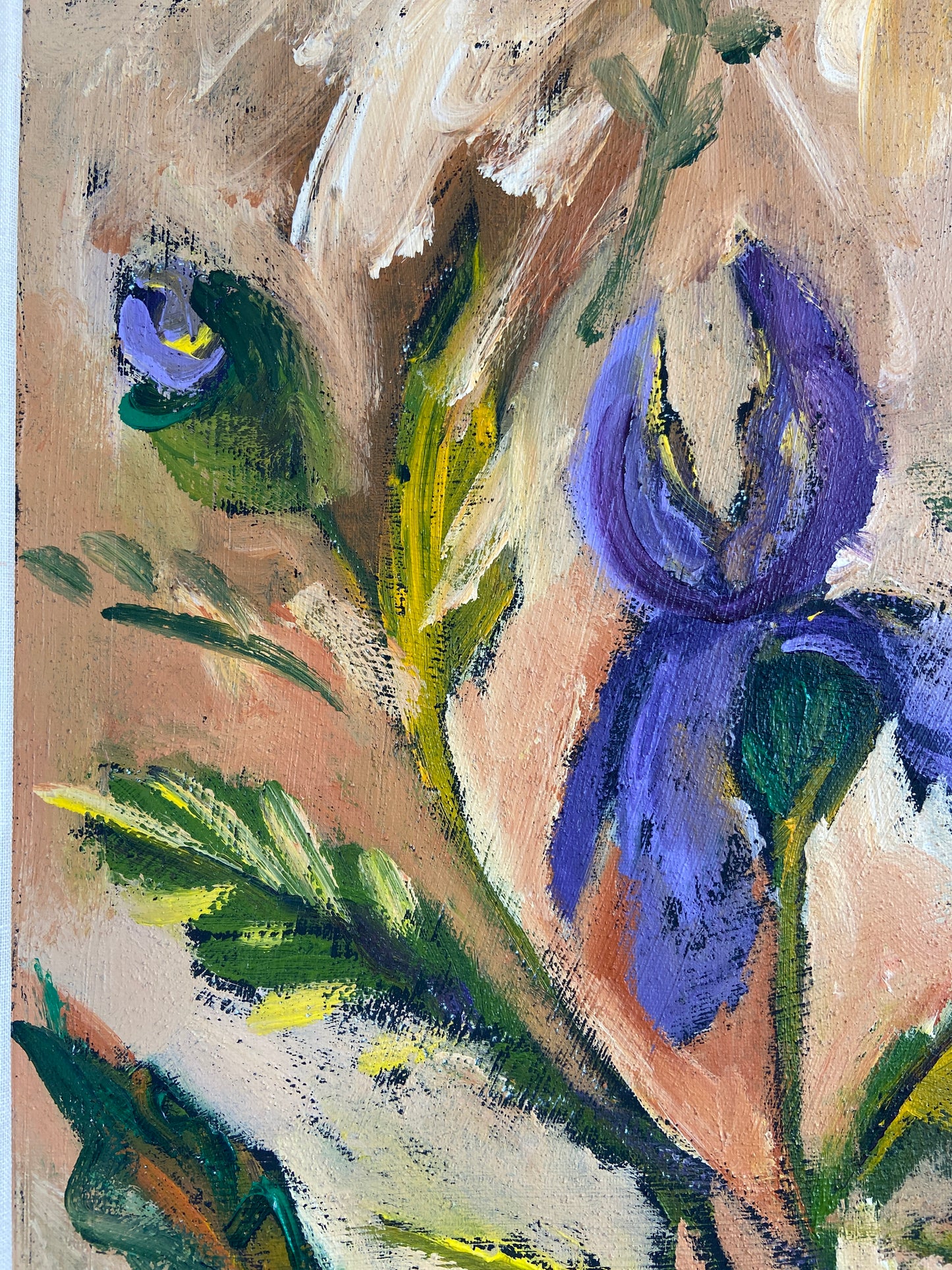 Irises Oil Painting
