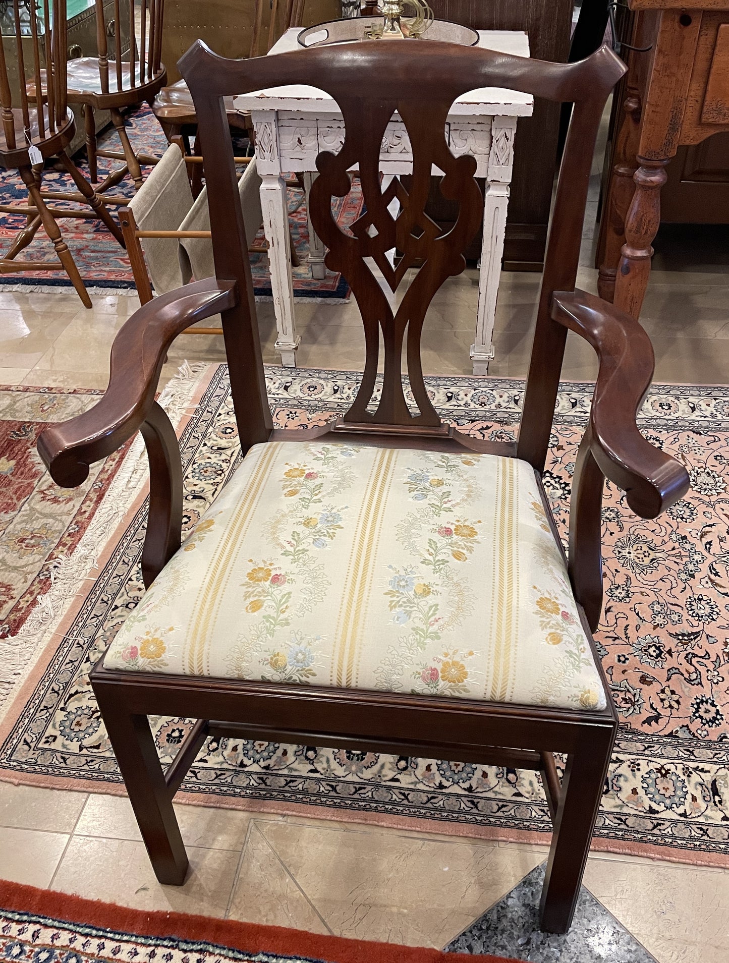 Henkel Harris Chippendale Dining Chairs, set of 6 (0C400I)