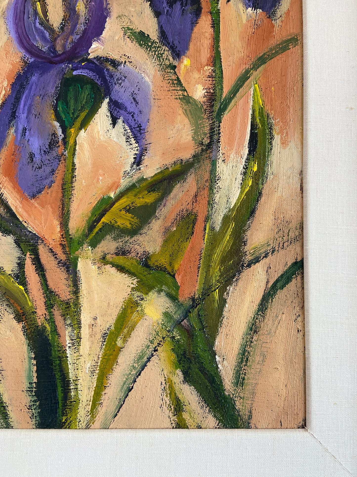 Irises Oil Painting