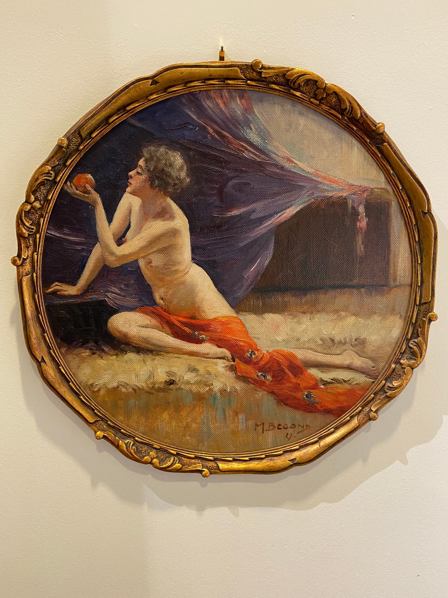 Marcel Begone Nude Painting