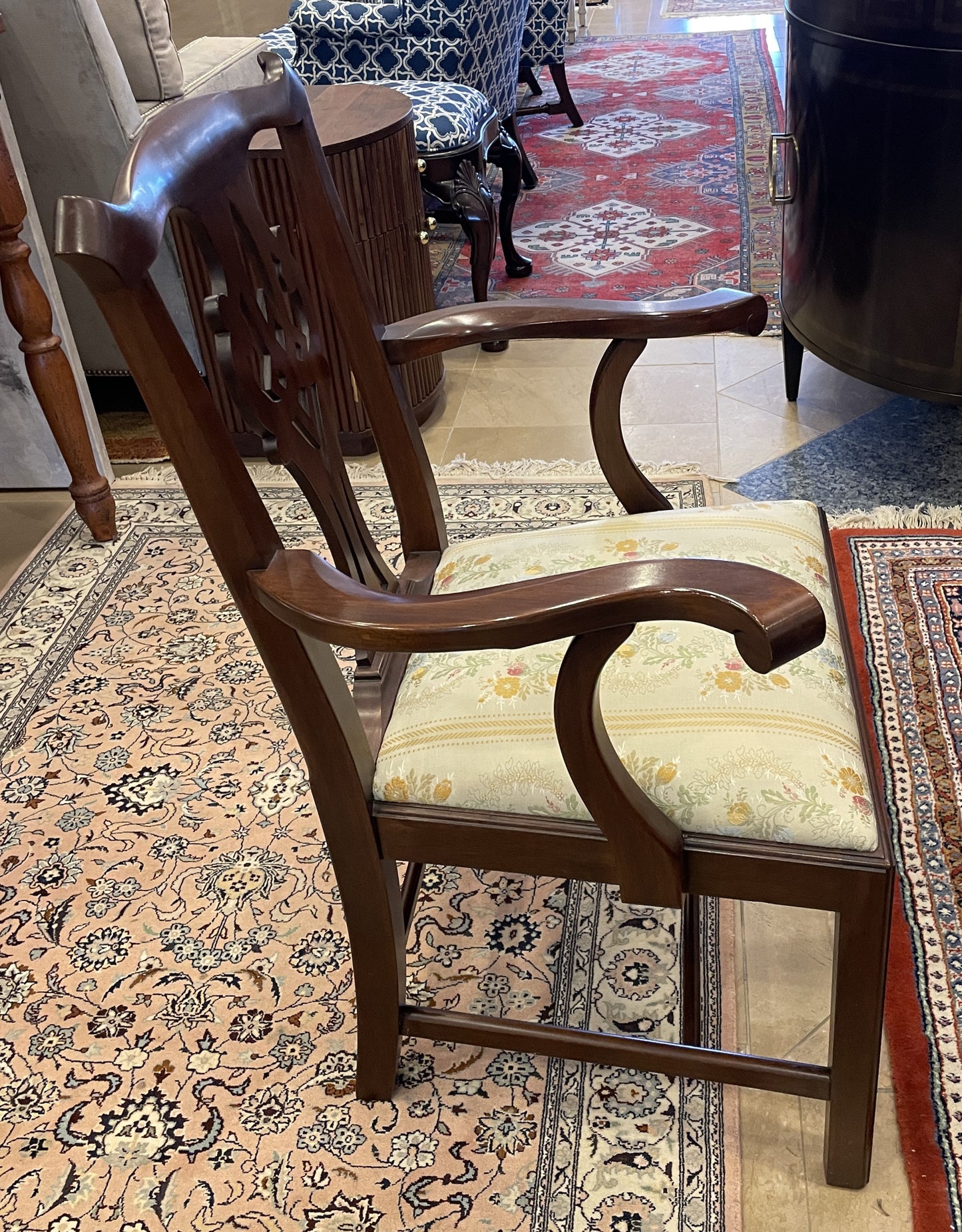 Henkel Harris Chippendale Dining Chairs, set of 6 (0C400I)