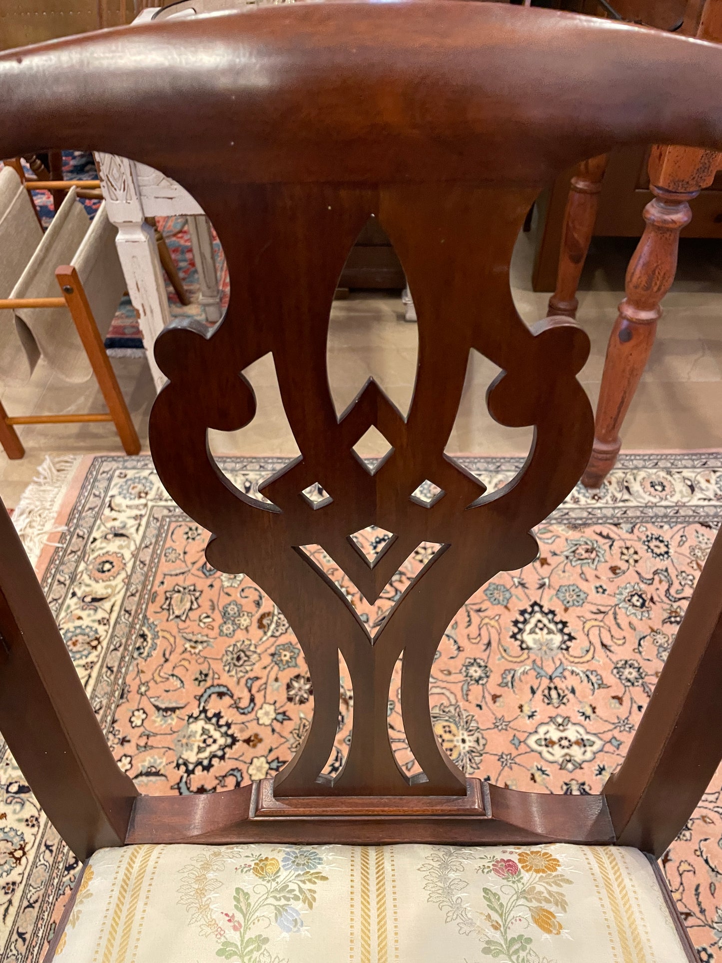 Henkel Harris Chippendale Dining Chairs, set of 6 (0C400I)