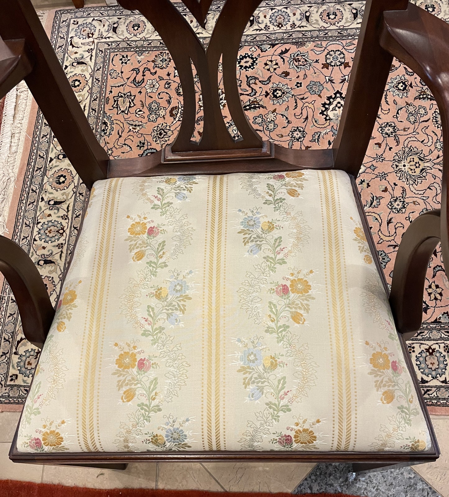 Henkel Harris Chippendale Dining Chairs, set of 6 (0C400I)