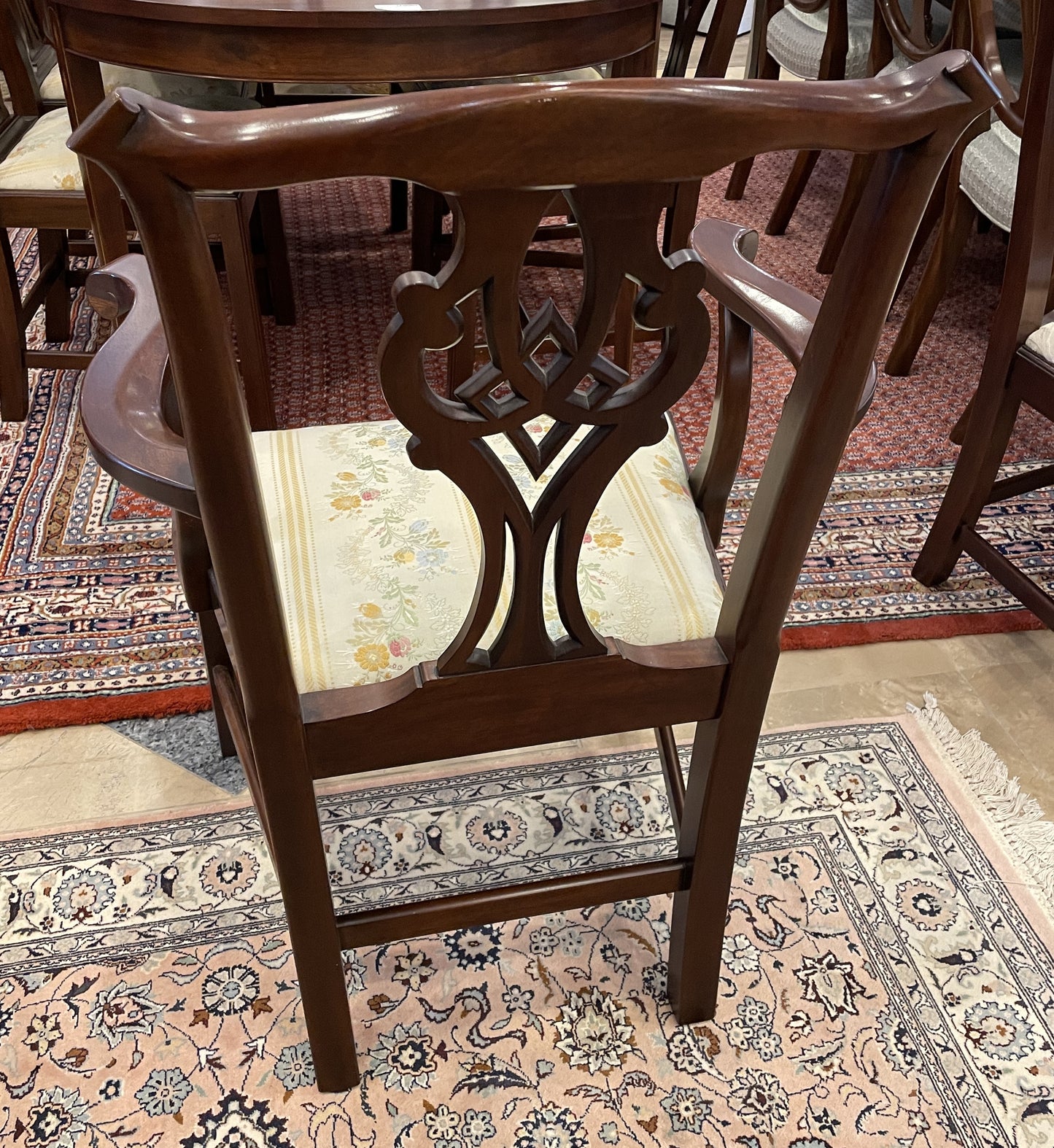 Henkel Harris Chippendale Dining Chairs, set of 6 (0C400I)