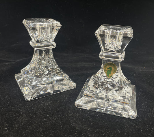Waterford Lismore 4" Candlesticks with box (0FV001)
