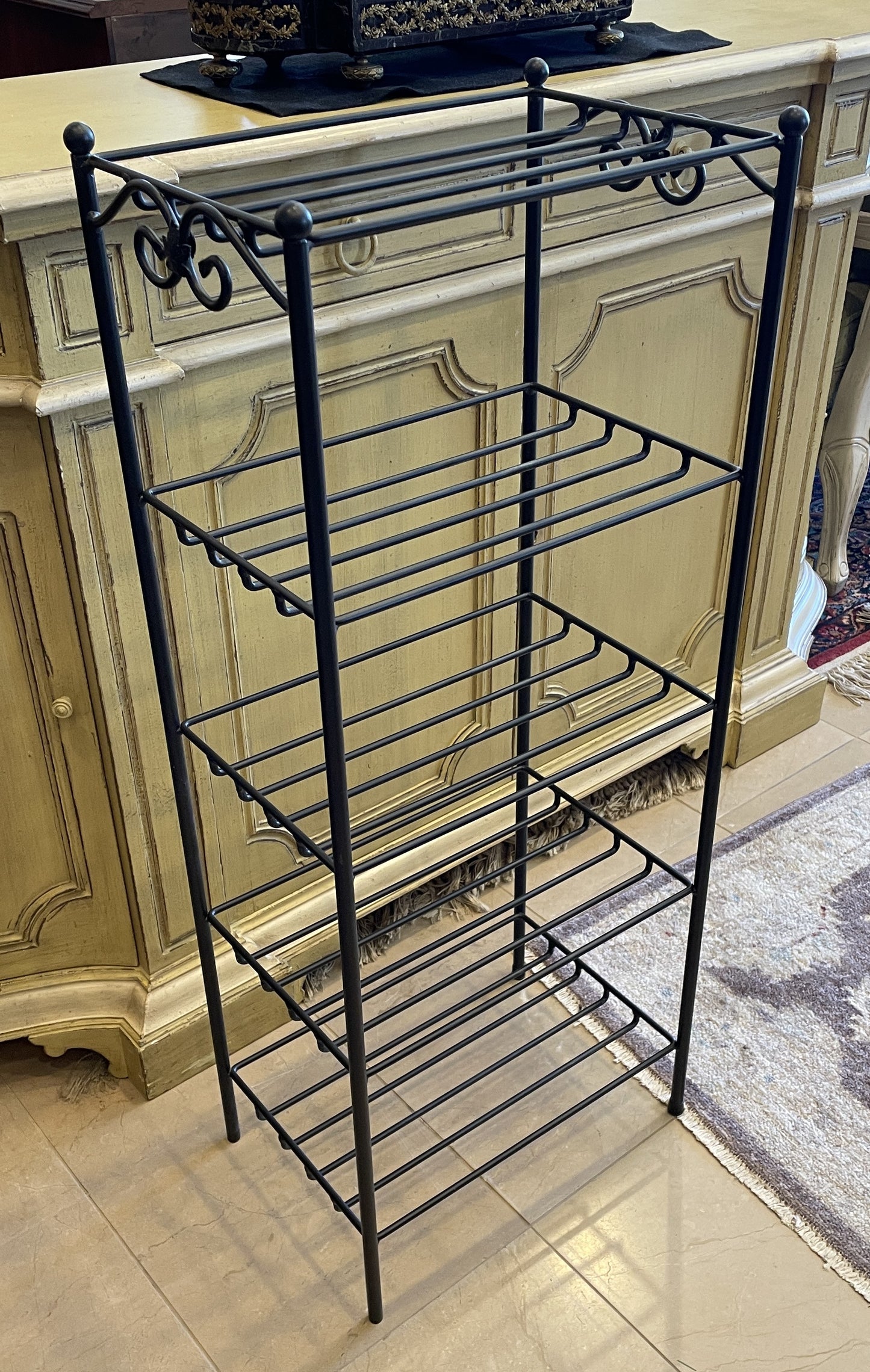 Longaberger Iron Shelving unit, small (0C400M)