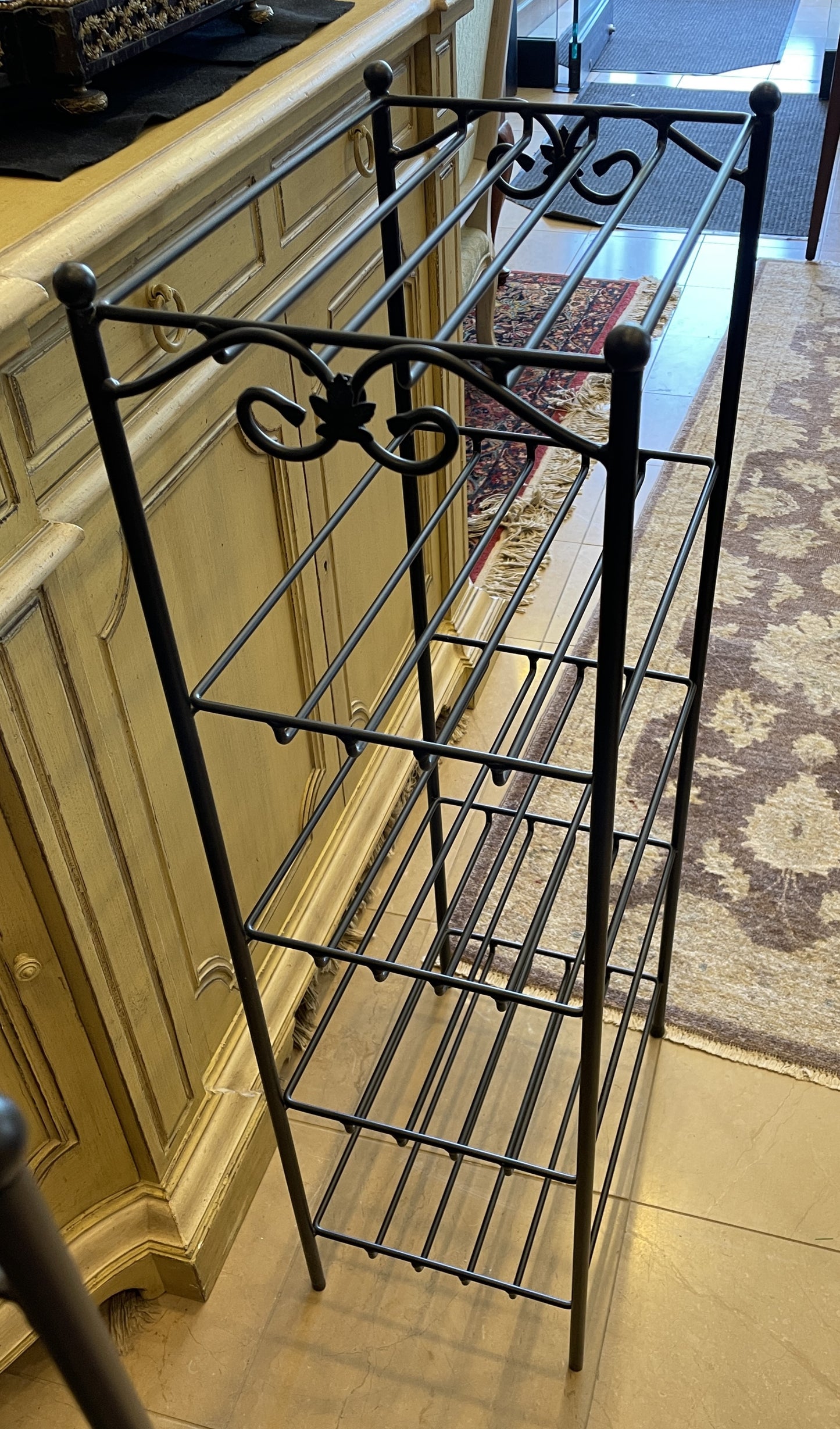 Longaberger Iron Shelving unit, small (0C400M)