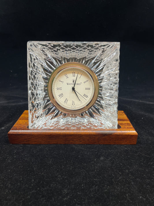 Waterford Jim OLeary Desk Clock with stand (0F9006)