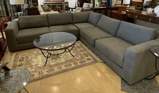 Crate and Barrel L Shaped Sectional (0G7003)