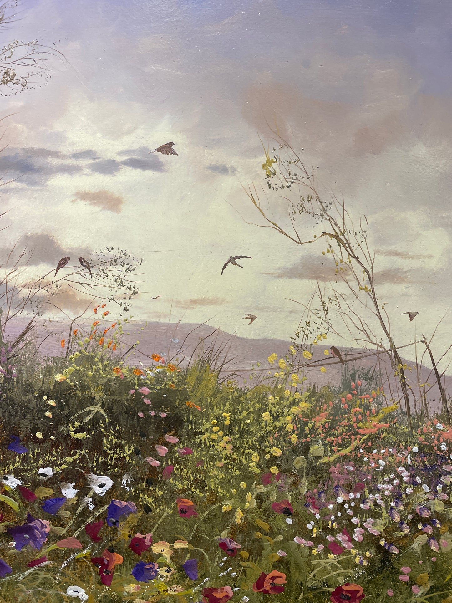 Thomas deDecker Floral Oil on Canvas (01D01B)