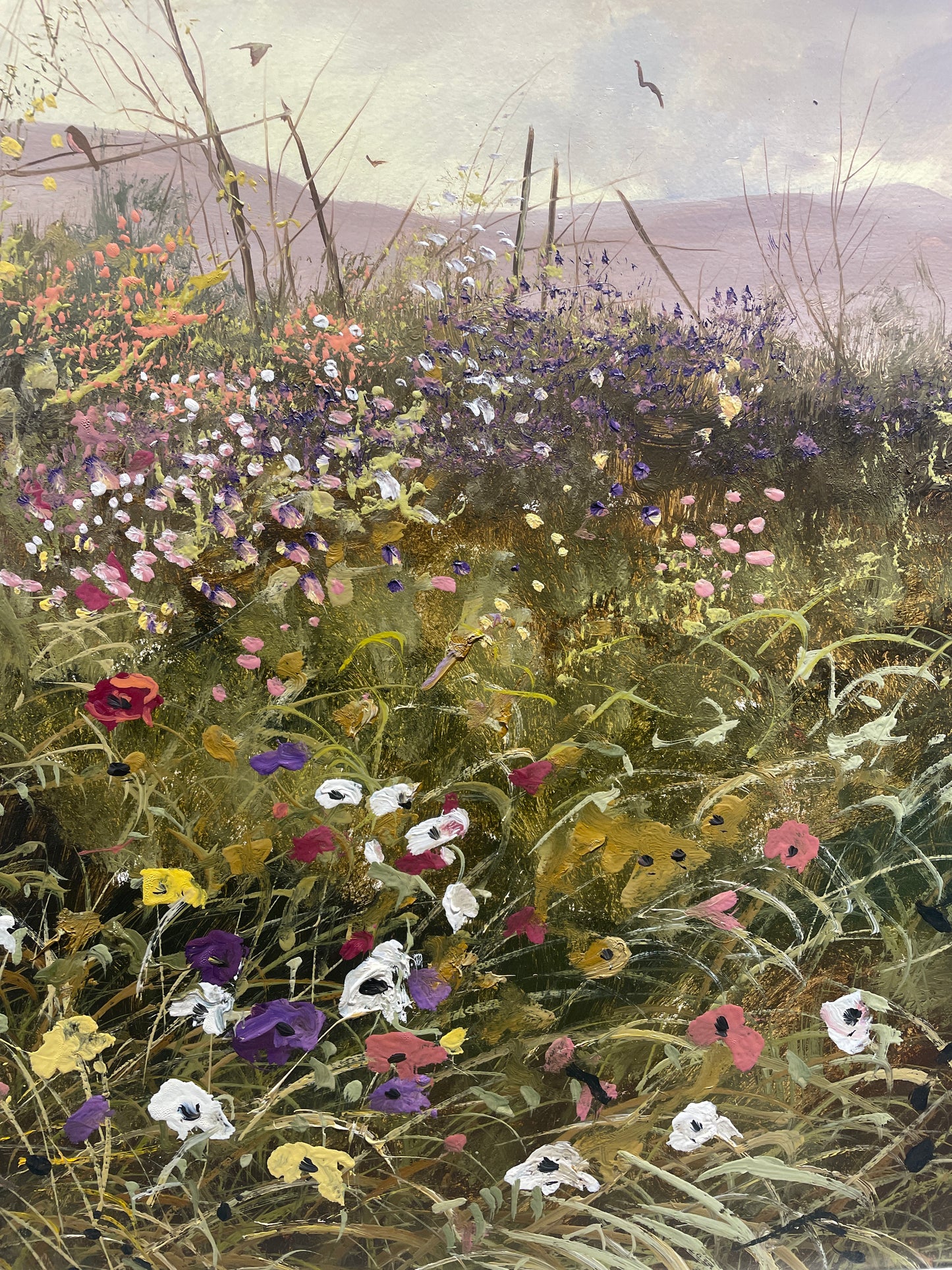 Thomas deDecker Floral Oil on Canvas (01D01B)