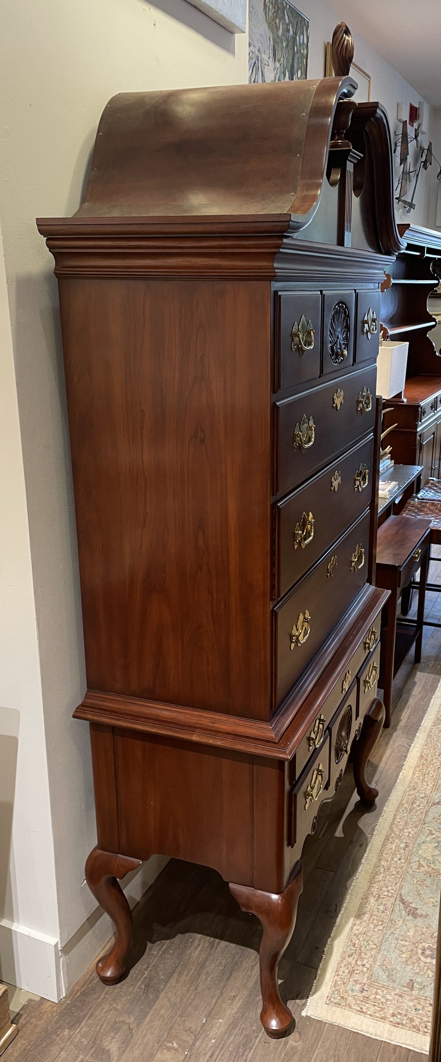 Henkel Harris Highboy with Removable Pediment (0C401N)
