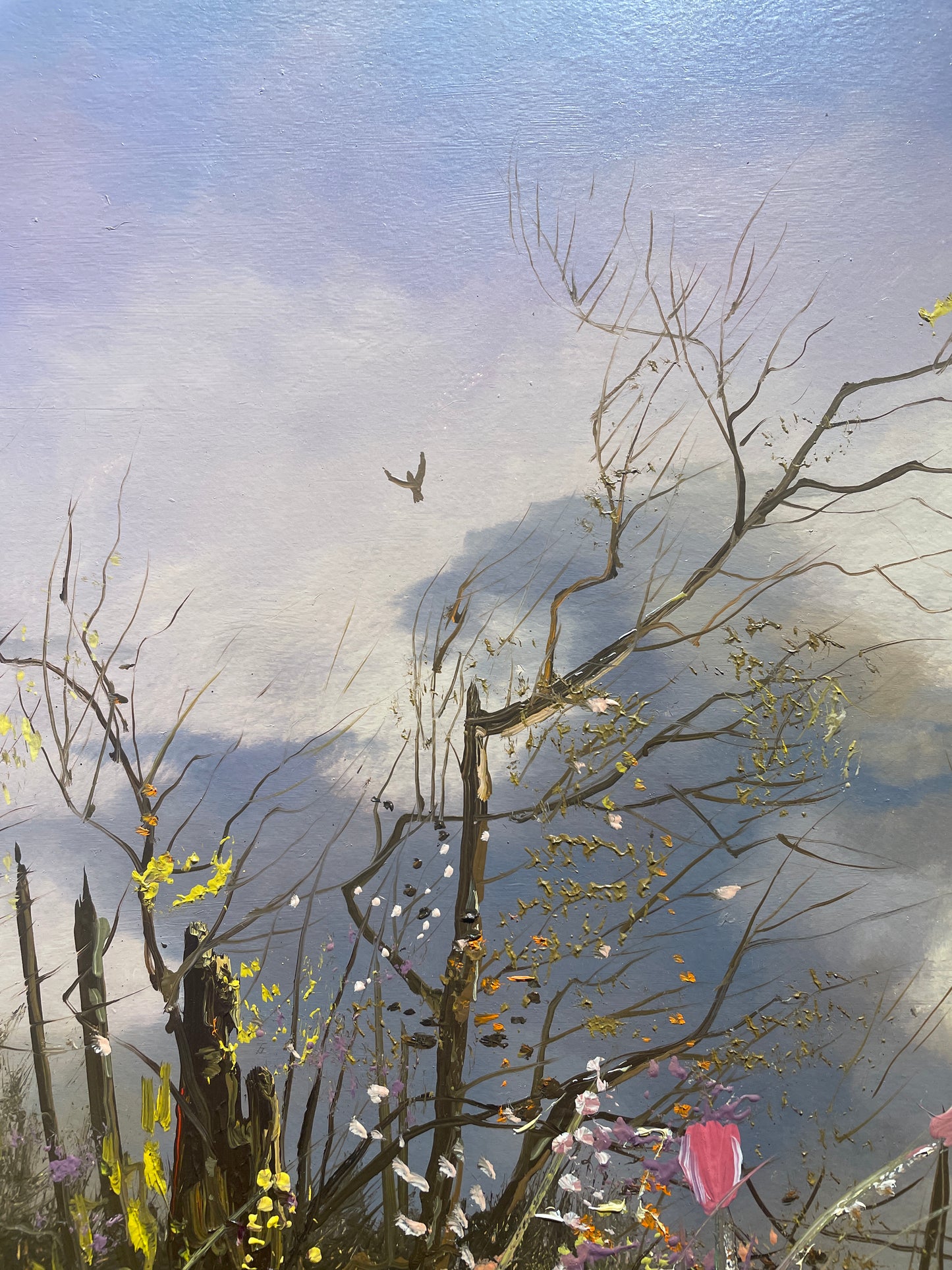 Thomas deDecker Floral Oil on Canvas (01D01B)