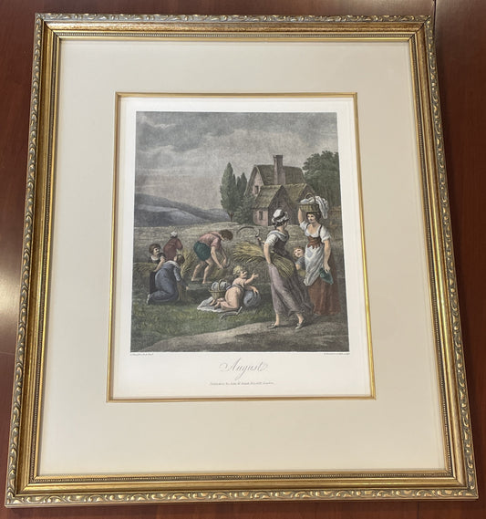 Bartolozzi Engraving "August" (0AN006)
