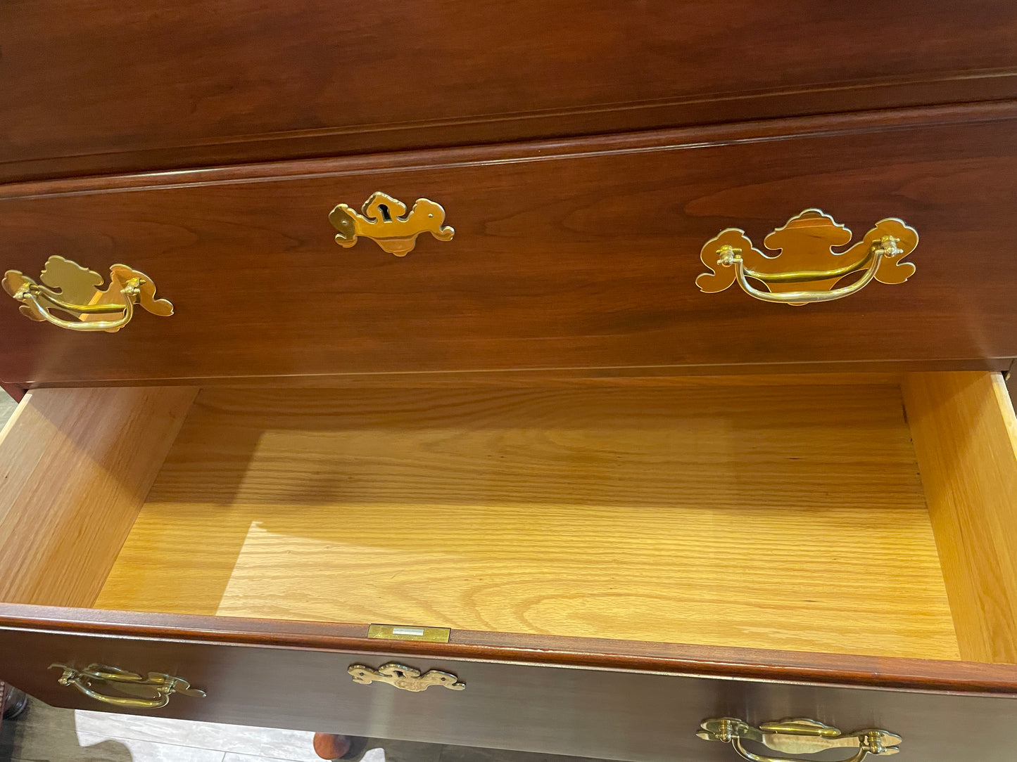 Henkel Harris Highboy with Removable Pediment (0C401N)