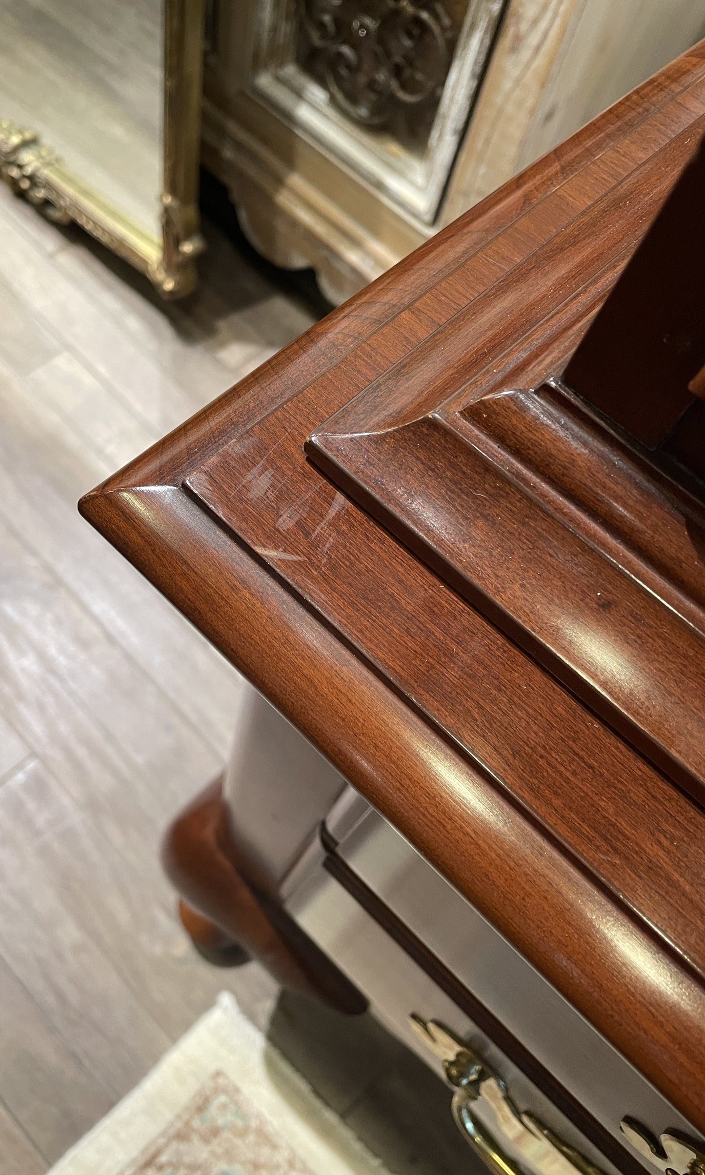 Henkel Harris Highboy with Removable Pediment (0C401N)