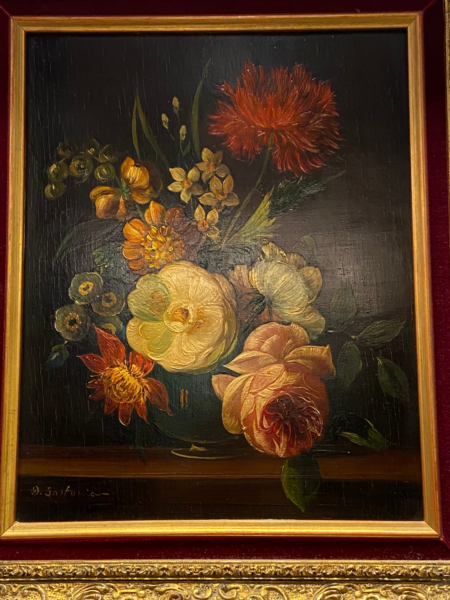 Dorothea Bastanier Floral On Board (25979)