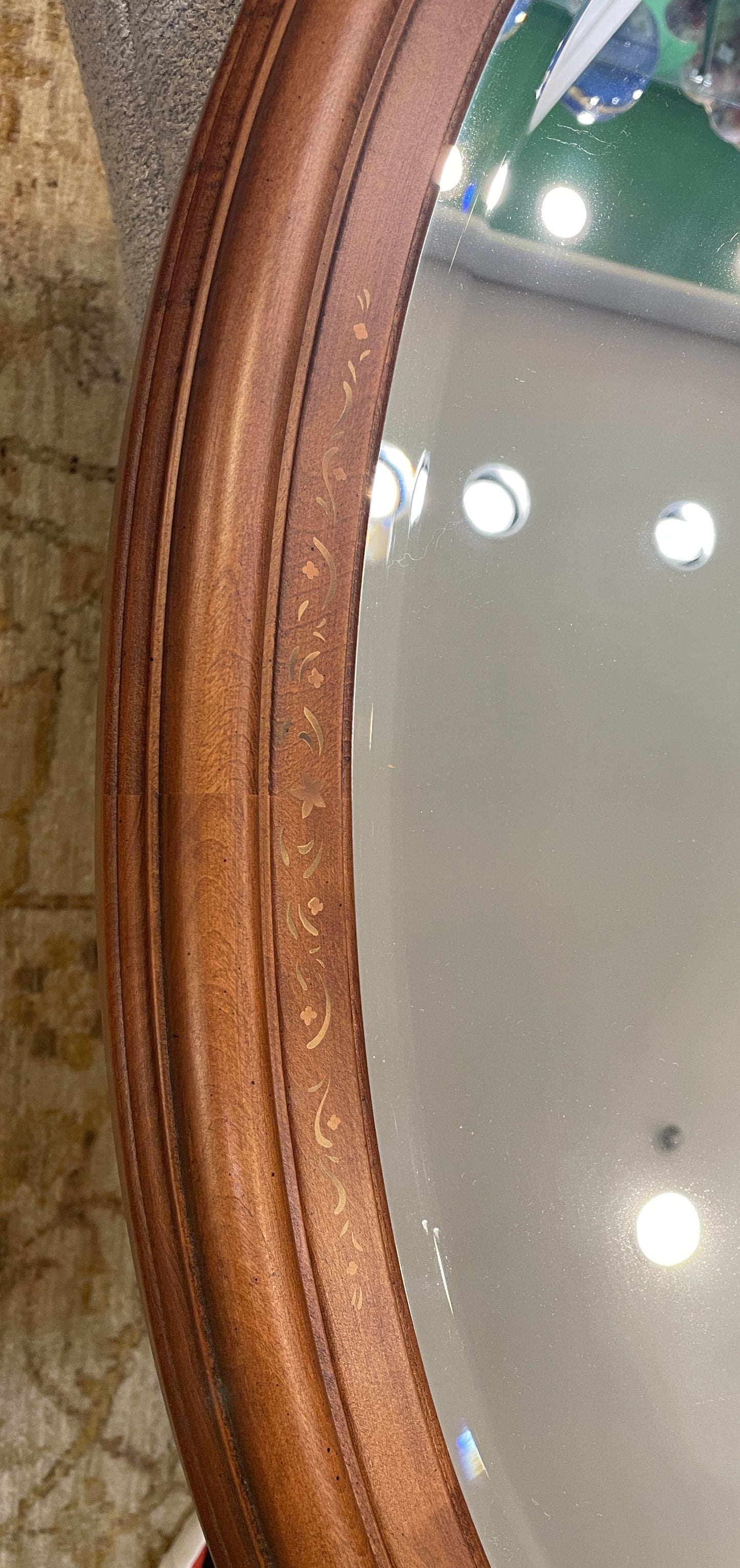 Hitchcock Oval Mirror (Two available 0C401L, 0C401M)