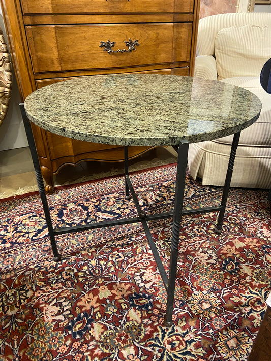 Marble Top End Table (27008, 27009)