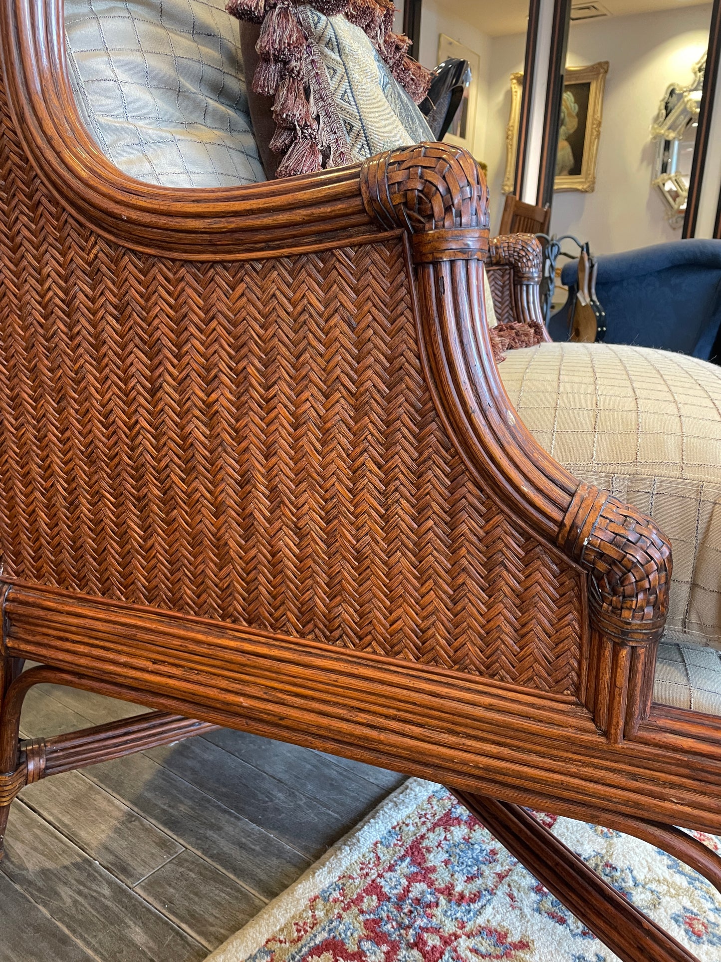British Colonial Wing Style Chair (0G100A)