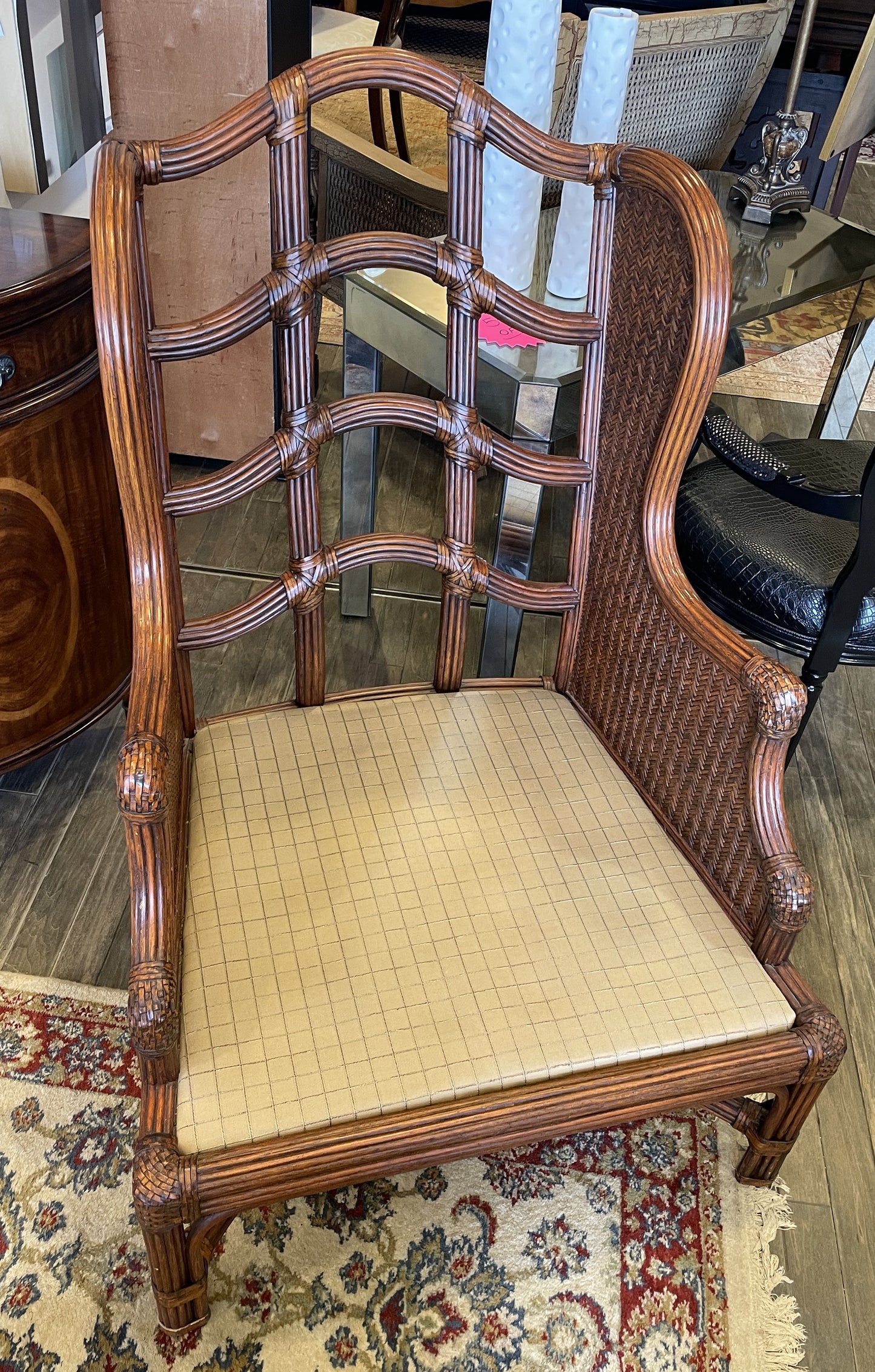 British Colonial Wing Style Chair (0G100A)
