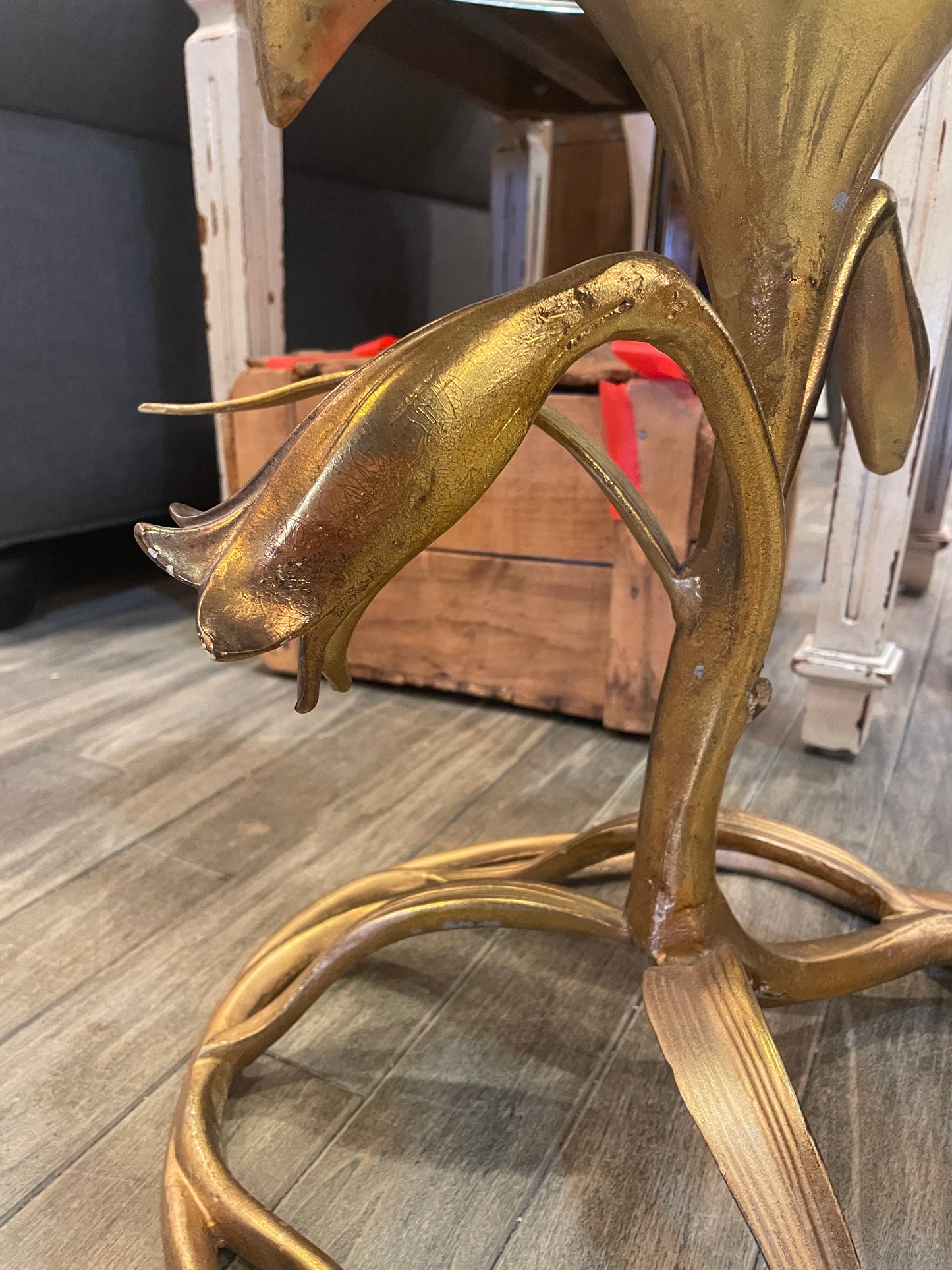 Vintage Arthur Court Lily End Table, AS IS (0K5001)