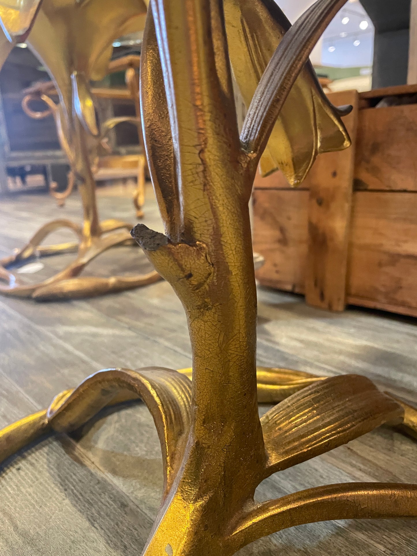 Vintage Arthur Court Lily End Table, AS IS (0K5002)