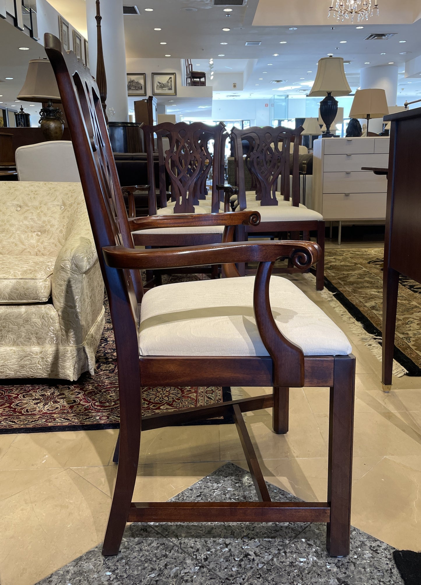 Set of 10 Knob Creek Chippendale Chairs (0C7003)