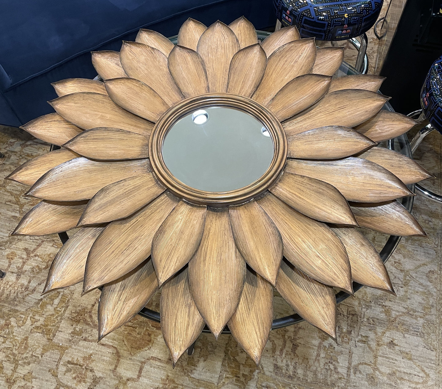 Decorative Floral Mirror (06I00F)