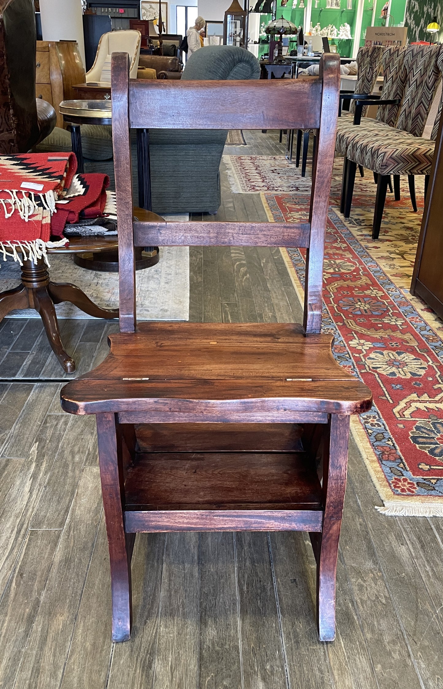 Wooden Chair/Library Stairs (0C9001)
