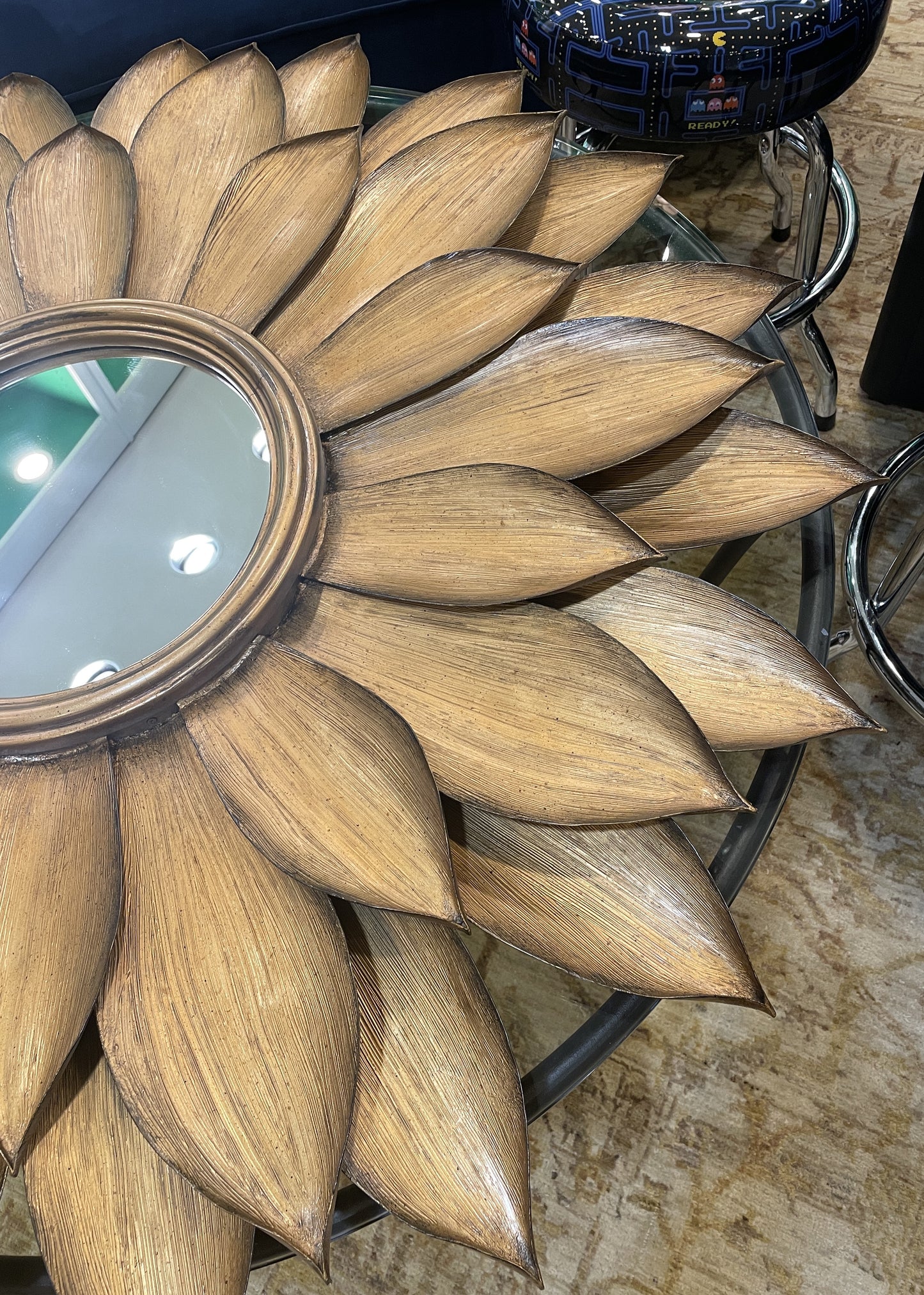 Decorative Floral Mirror (06I00F)