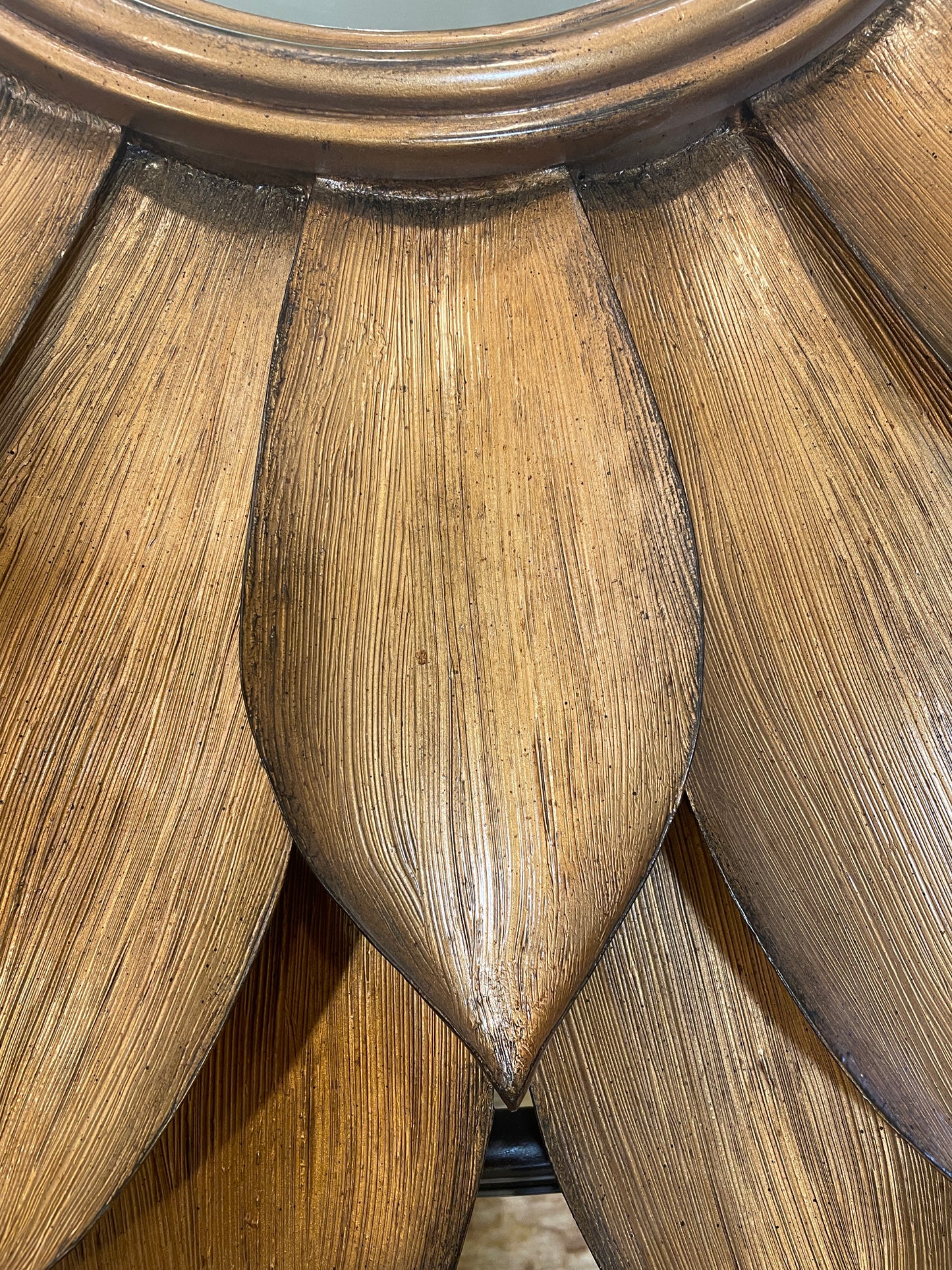 Decorative Floral Mirror (06I00F)