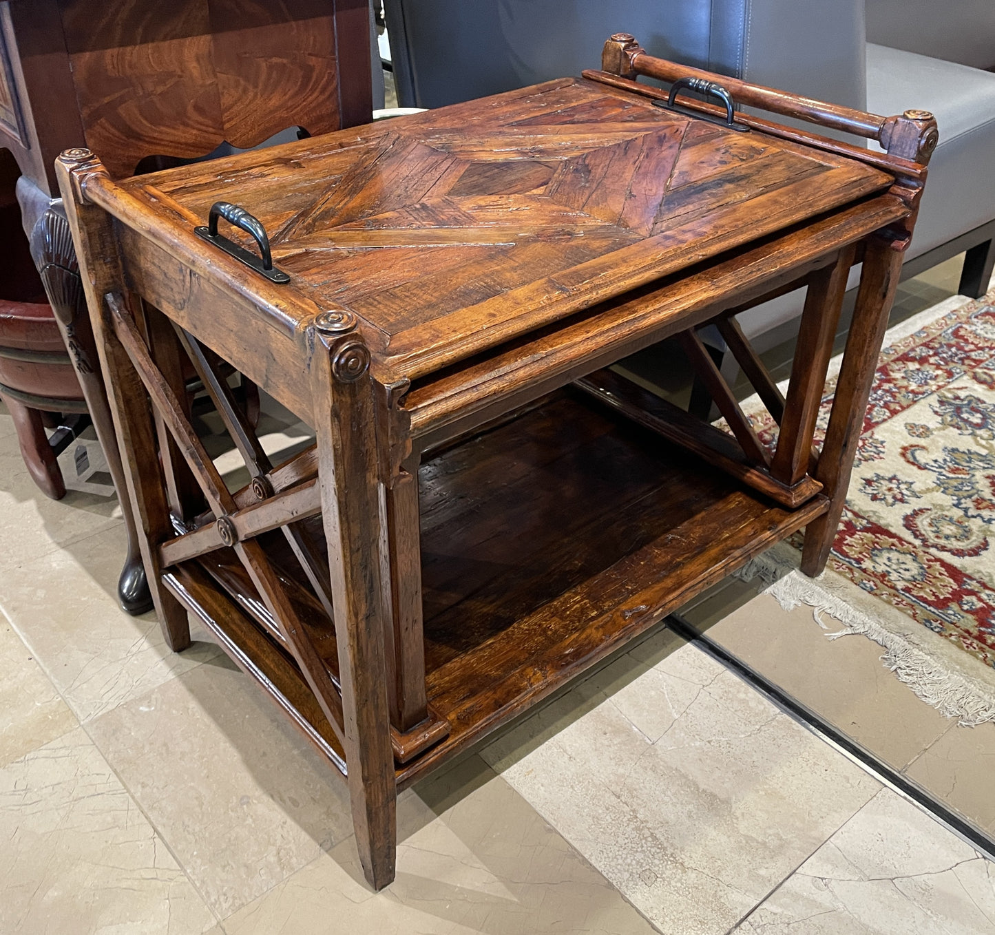 Theodore Alexander Castle Bromwich Nesting Tables with Tray (0NW00A)