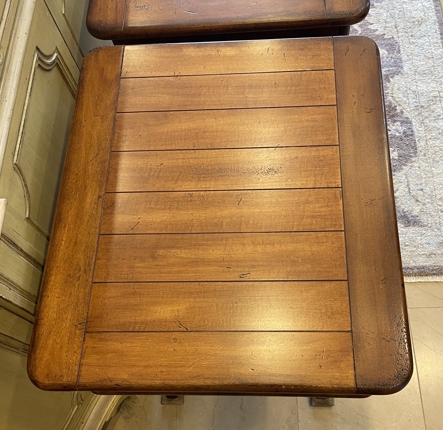 X-base Nightstands With Single Drawer, a pair (0NW00B)