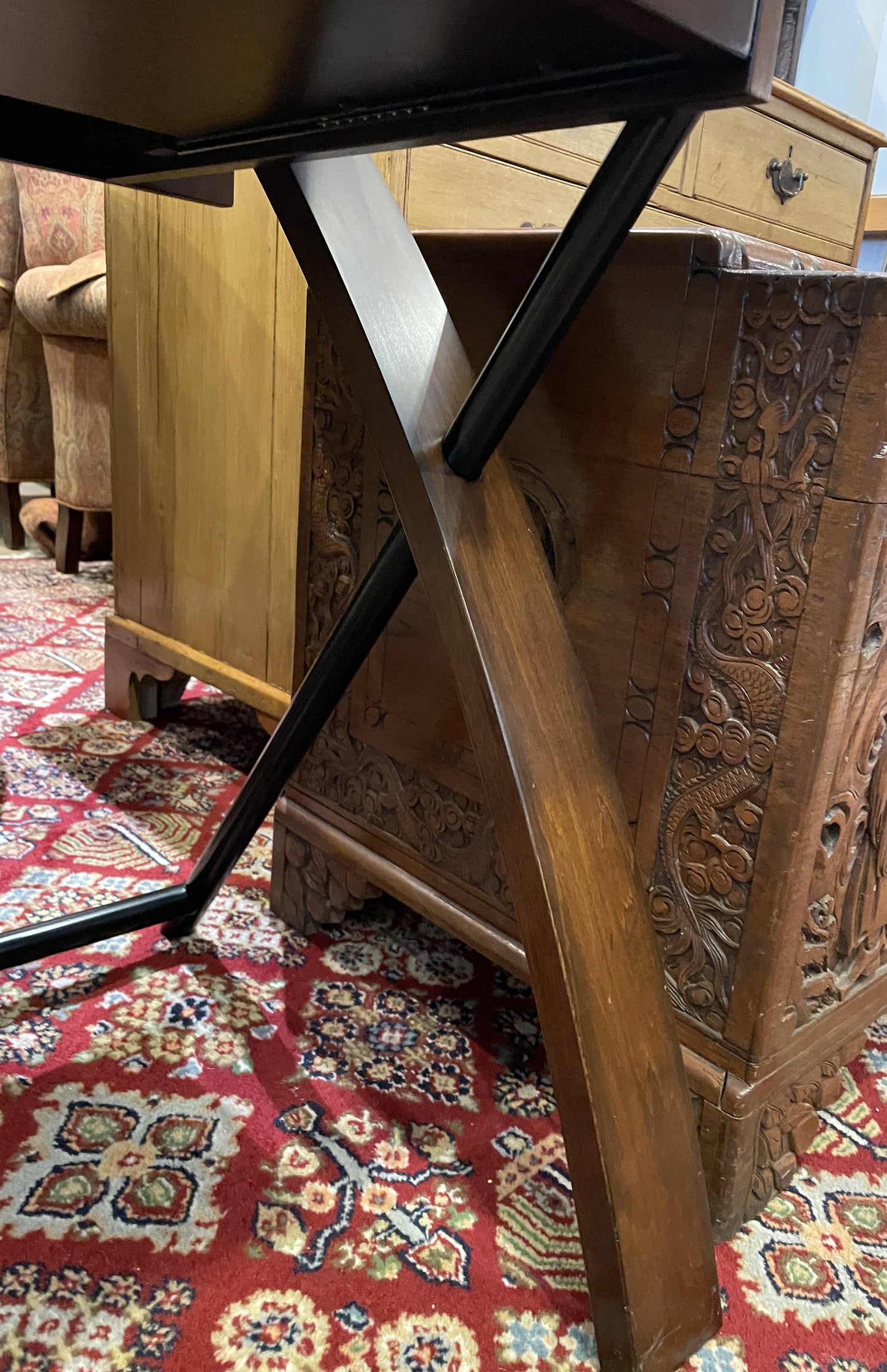 Glass Topped Computer Desk, AS IS (0NW00C)