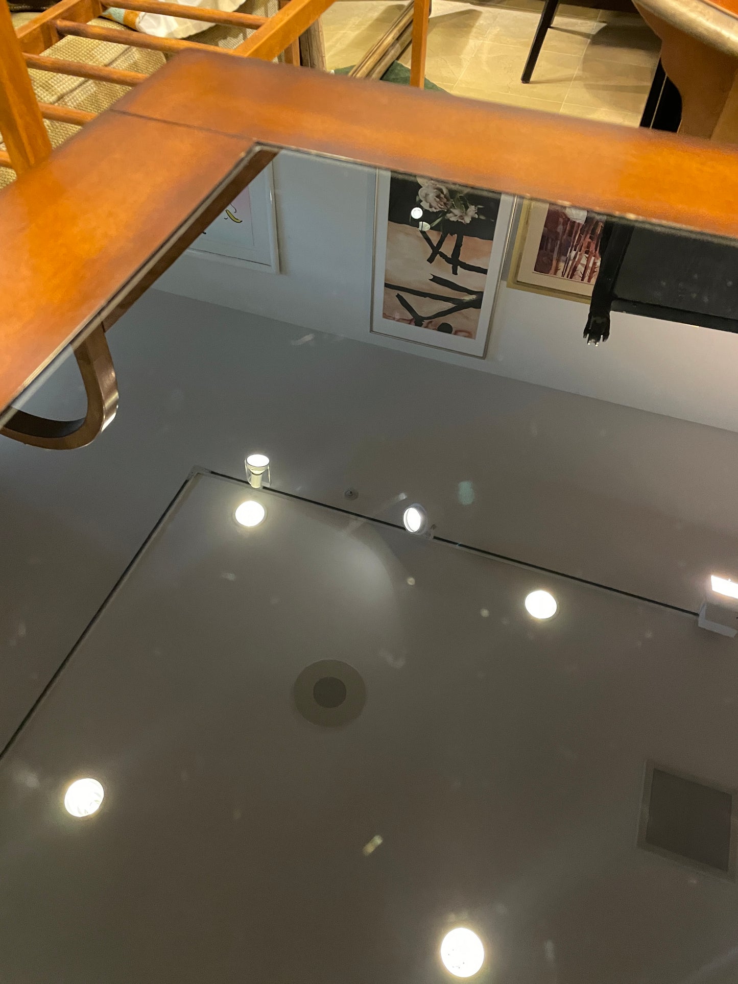 Glass Topped Computer Desk, AS IS (0NW00C)