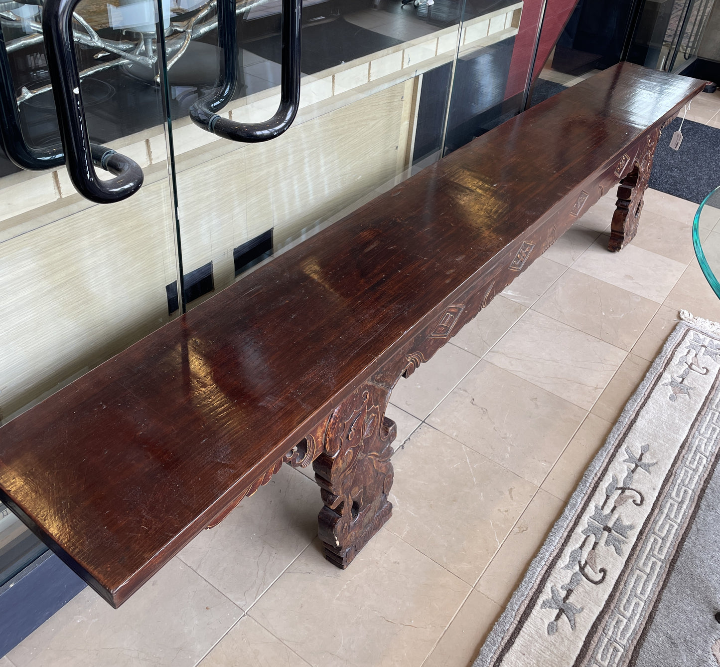 Antique Chinese Altar Style Bench (0C8004)