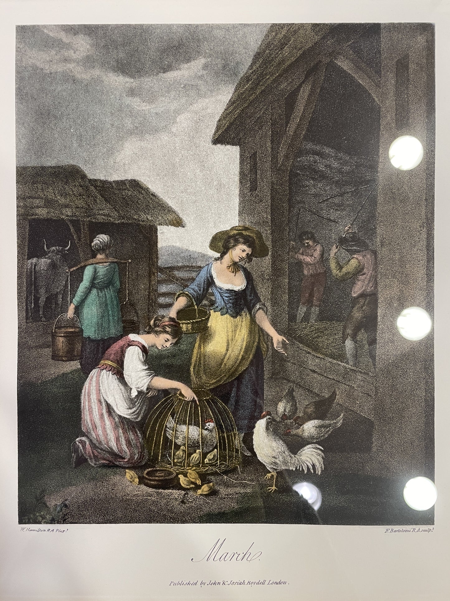 Bartolozzi Engraving "March" (0AN006)