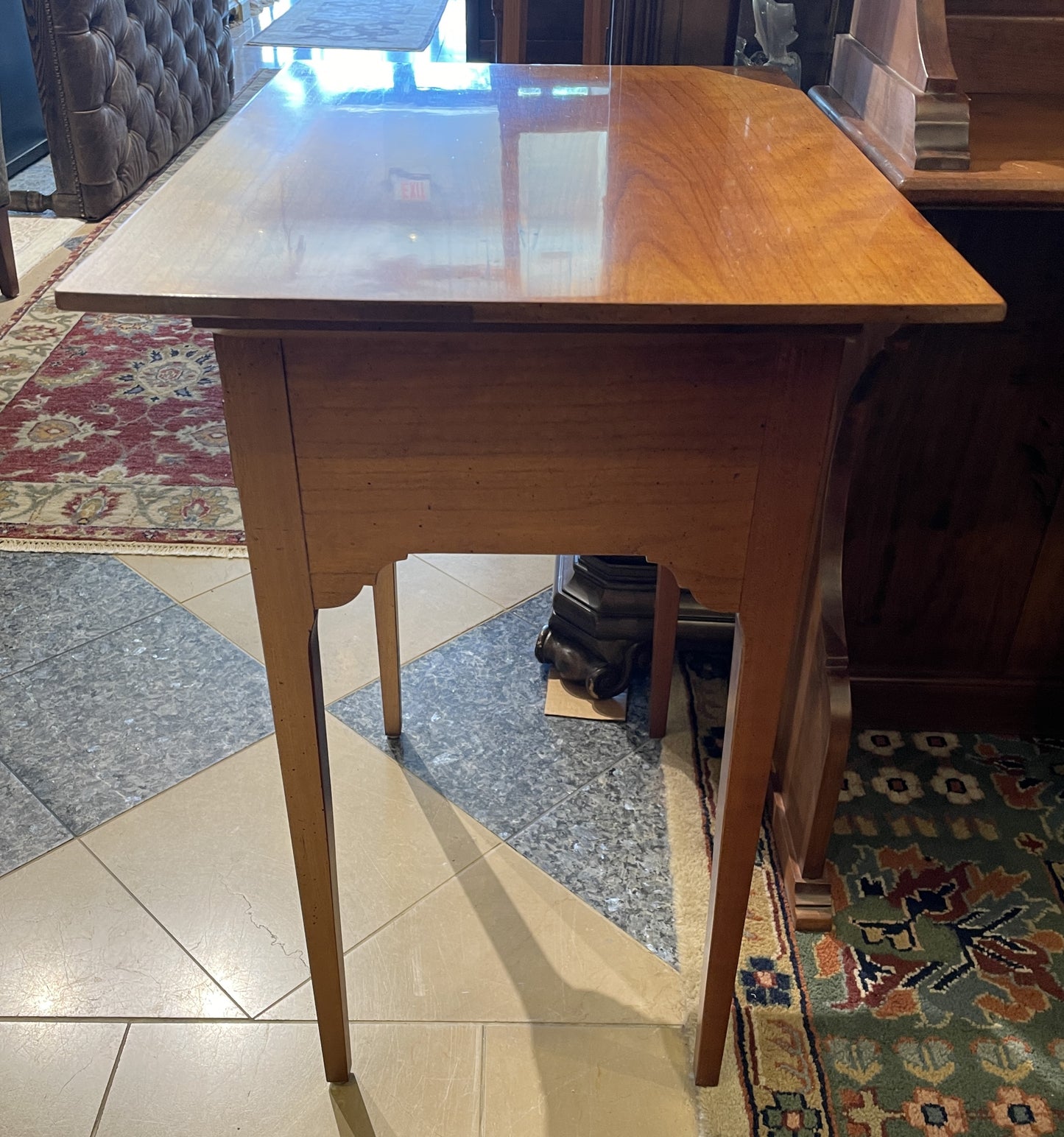 Wright Table Company Two Drawer End Table, AS IS (0C4018)