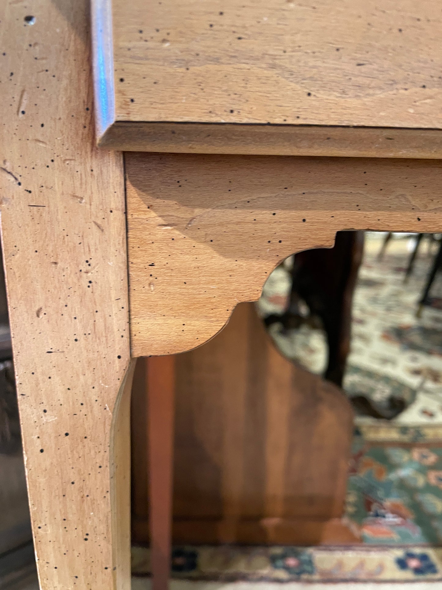 Wright Table Company Two Drawer End Table, AS IS (0C4018)