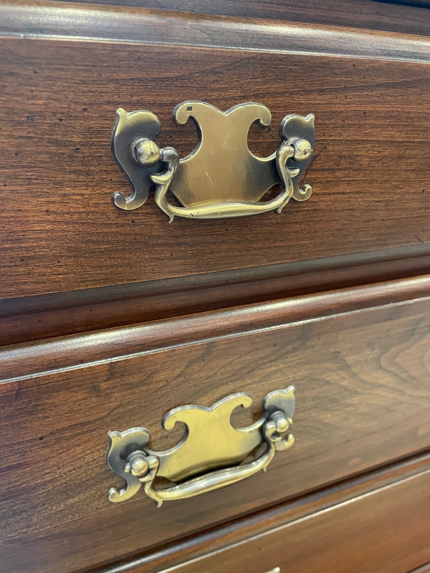 Henkel Harris Block Front Mahogany 5 Drawer Chest (0C401P)