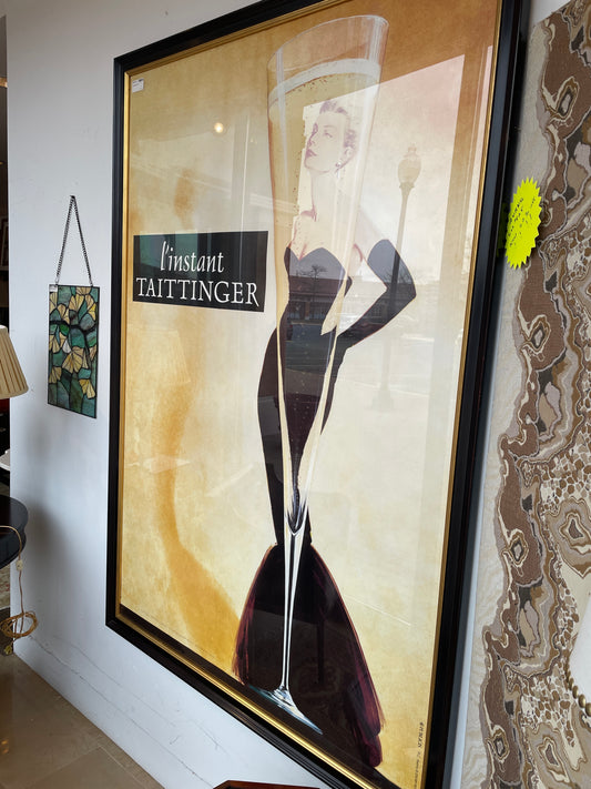 L'instant Taittinger "Champagne Lady" Print (0C8002)