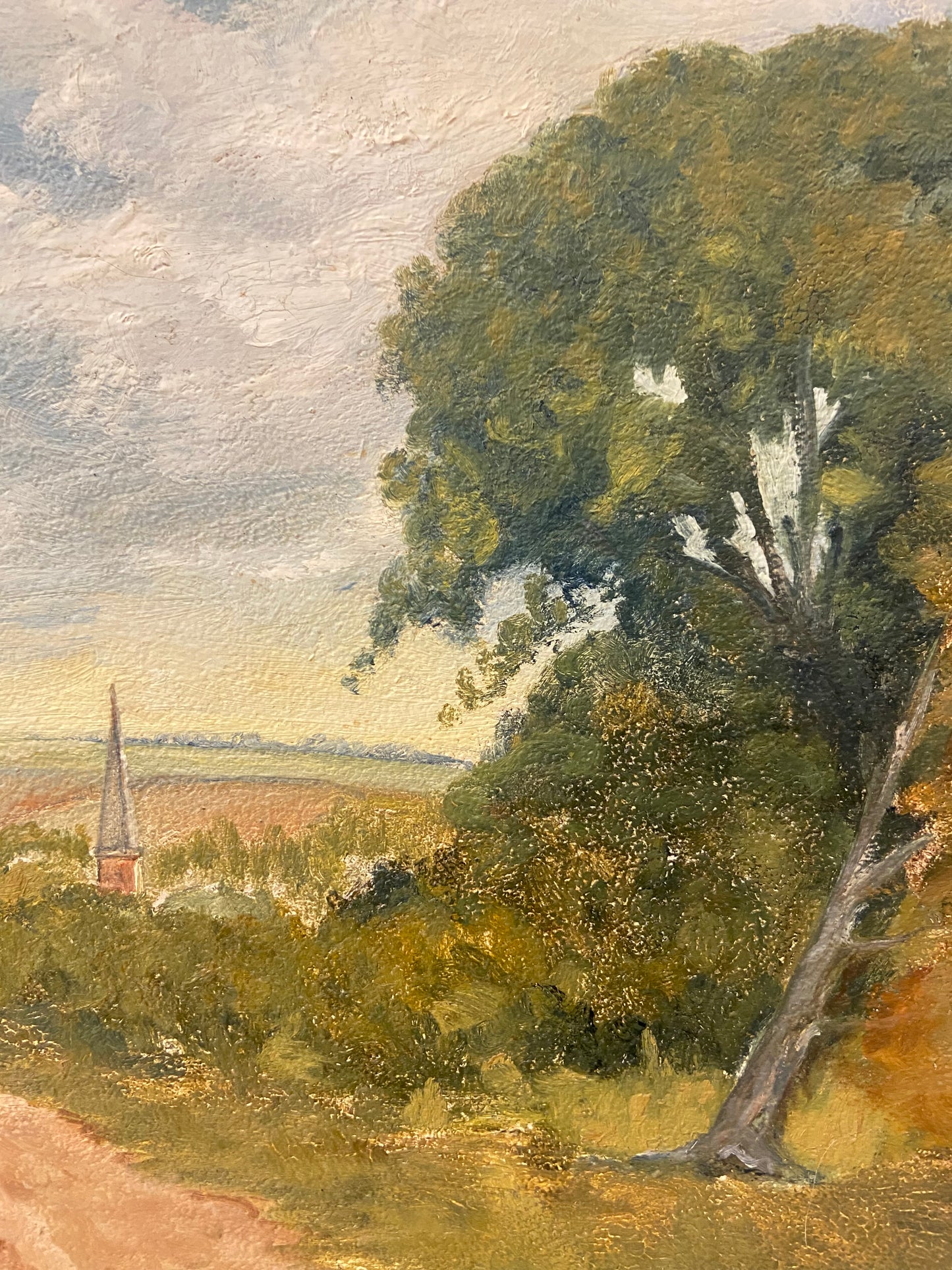 M. Borring Landscape Oil on Canvas