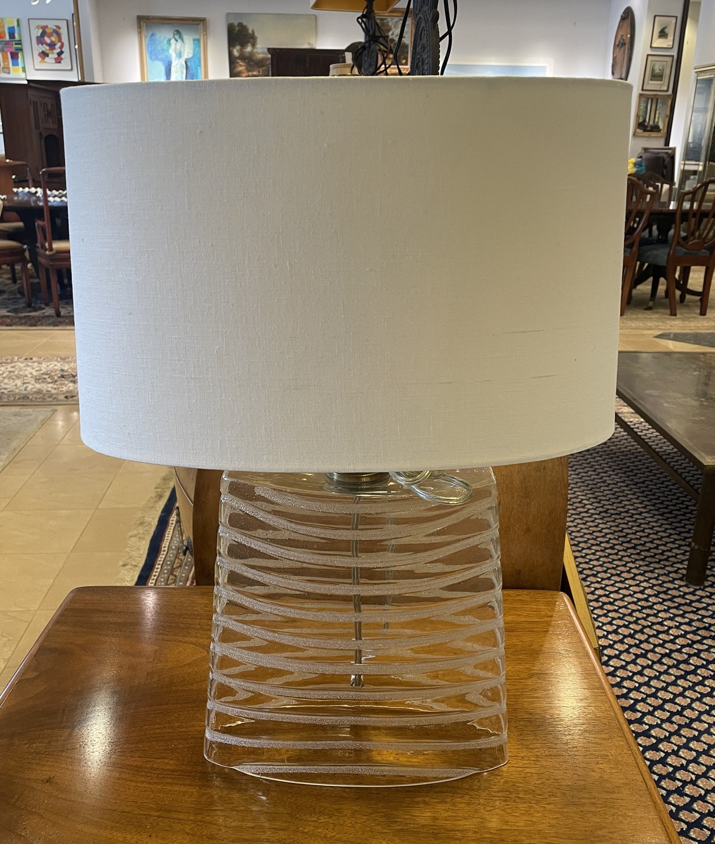 Robert Abbey Glass Ribbon Table Lamp (0C800G)
