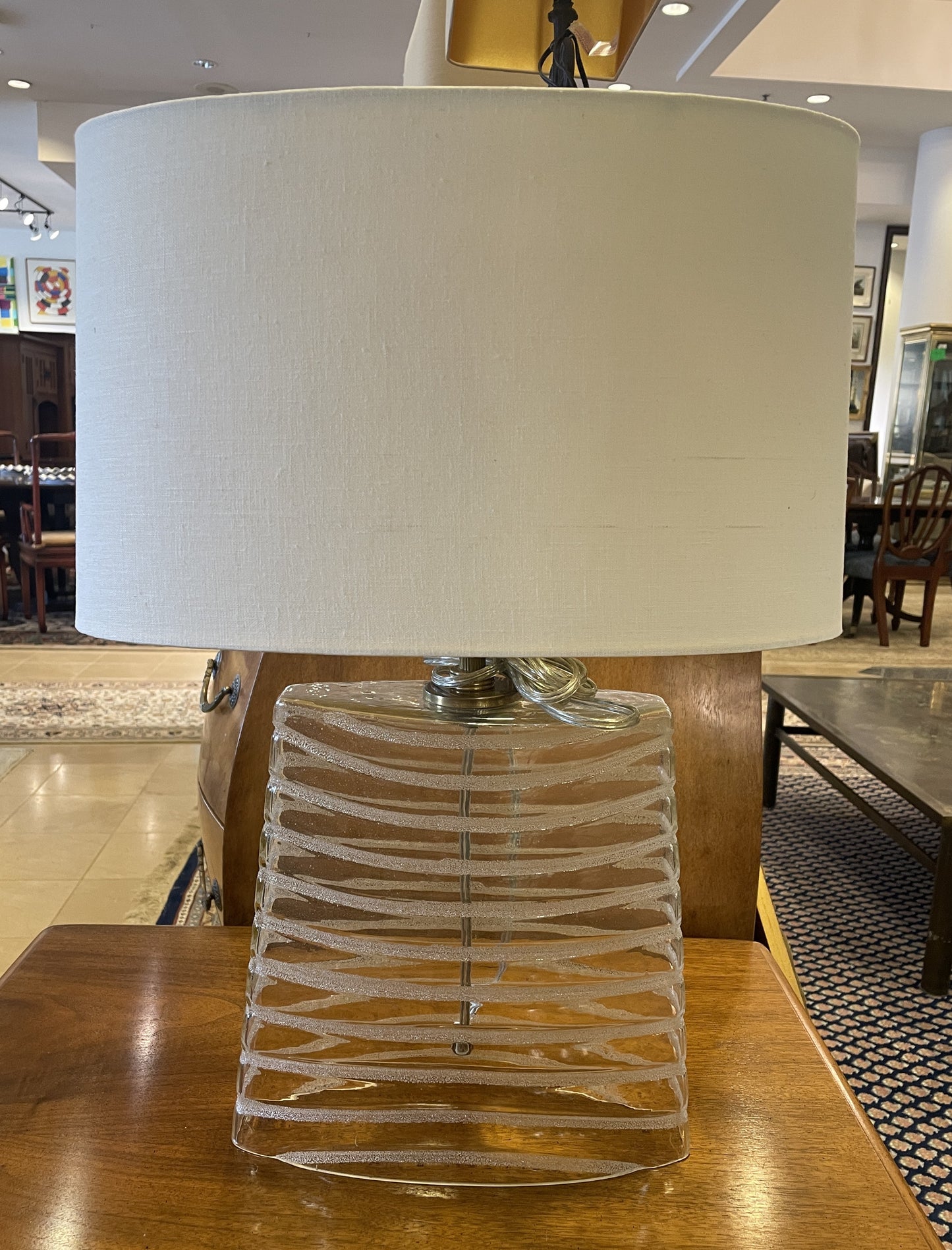 Robert Abbey Glass Ribbon Table Lamp (0C800G)
