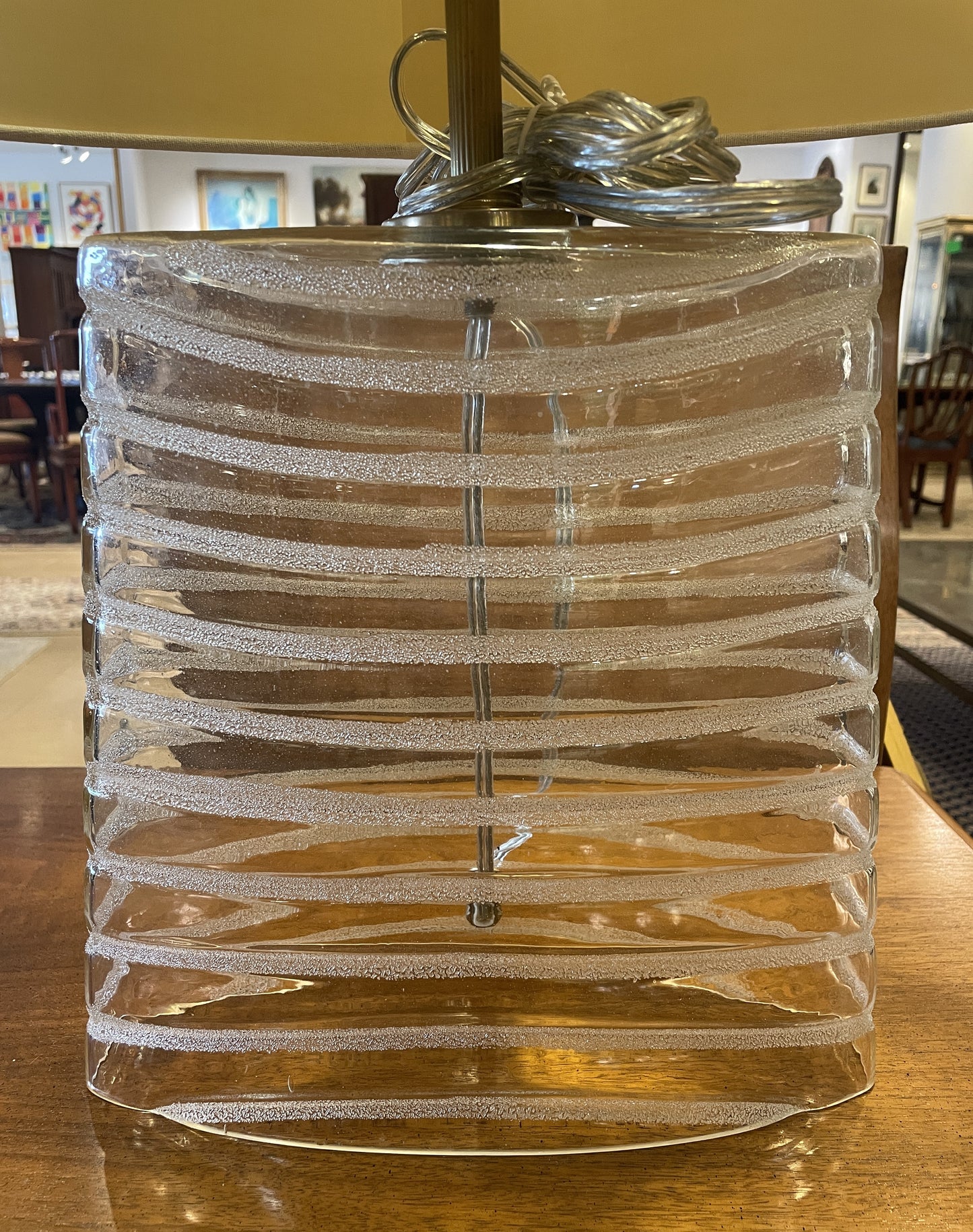 Robert Abbey Glass Ribbon Table Lamp (0C800G)