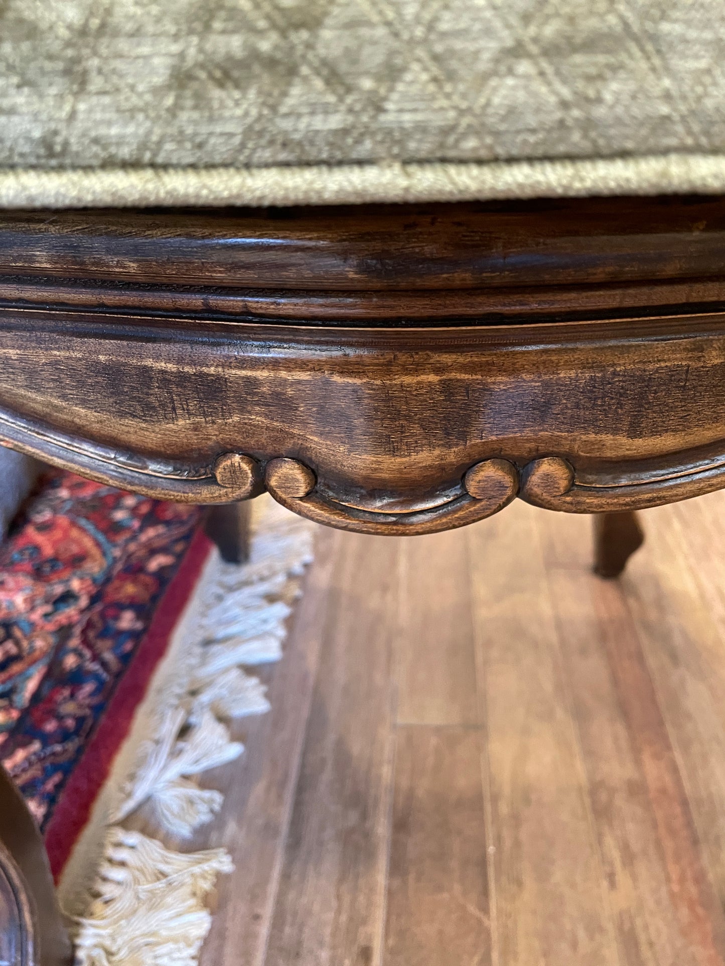 Set of 6 Pierre Colletier Reproduction Louis XV Caned Seat Dining Chairs (0NW00J)